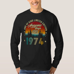 Phantastisch seit Juni 1974 48 Jahre alt 27. Gebur T-Shirt