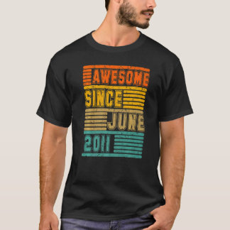 Phantastisch seit Juni 2011 Vintag 11. Männer und T-Shirt