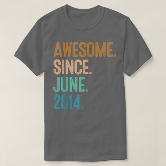 phantastisch seit Juni 2014 T-Shirt (Design vorne)