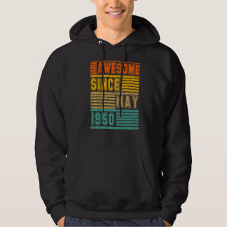 Phantastisch seit Mai 1950 Vintag 72. Männer und F Hoodie