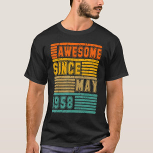 Phantastisch seit Mai 1958 Vintag 64. Männer und F T-Shirt
