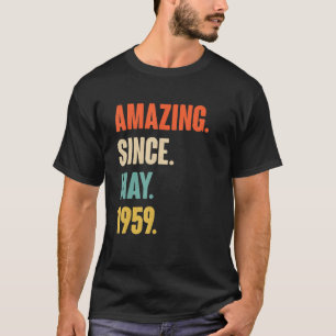 Phantastisch seit Mai 1959 63 Jahre 63 Geburtstag T-Shirt