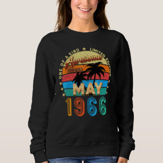 Phantastisch Seit Mai 1966 Vintag 56. Geburtstag Sweatshirt