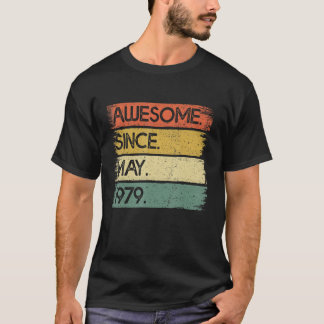 Phantastisch seit Mai 1979 44 Jahre 44 Jahre alt 4 T-Shirt