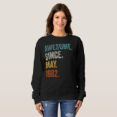Phantastisch seit Mai 1982 40. Geburtstag Sweatshirt (Vorne ganz)