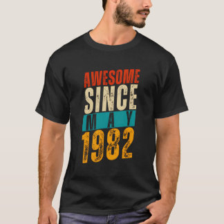 Phantastisch seit Mai 1982 42 Jahre alt 42 Jahre G T-Shirt