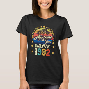Phantastisch seit Mai 1982 Vintag 40. Geburtstag T-Shirt