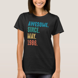Phantastisch seit Mai 1986 Geburtstag T-Shirt