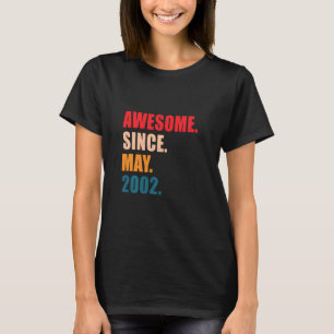 Phantastisch Seit Mai 2002 Vintage Personalisierte T-Shirt