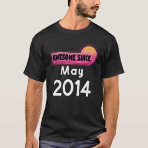 Phantastisch Seit Mai 2014 Geburtstag 2014 Mai Vin T-Shirt