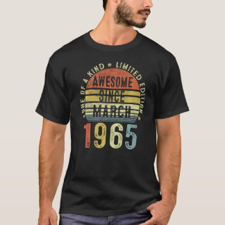 Phantastisch seit März 1965 58 Jahre alt 58. Gebur T-Shirt