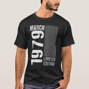 Phantastisch seit März 1979 Geburtstag 45. T-Shirt