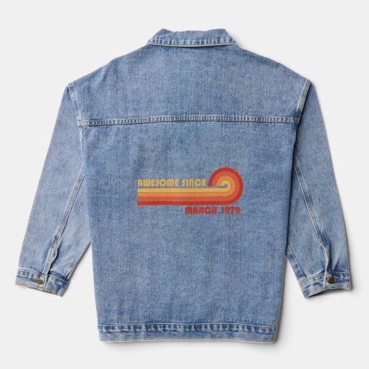 Phantastisch seit März 1979 Jeansjacke (Rückseite)