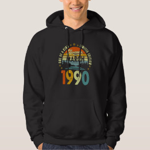 Phantastisch Seit März 1990 Vintag 32. Geburtstag Hoodie