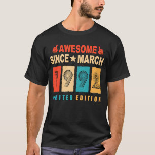 Phantastisch seit März 1992 31 Jahre alt 31. Gebur T-Shirt