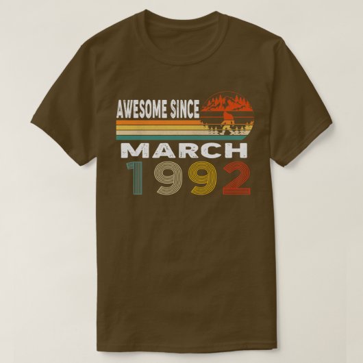 Phantastisch seit März 1992 T-Shirt (Design vorne)