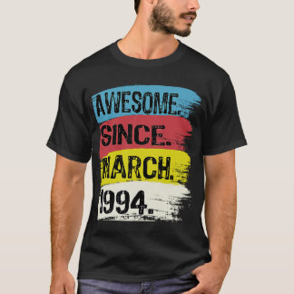 Phantastisch seit März 1994 Pisces Aries Zodiac 29 T-Shirt