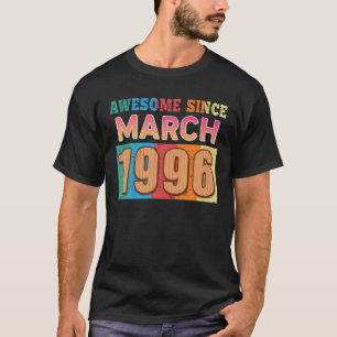 Phantastisch seit März 1996 26 Jahre alt 26. Gebur T-Shirt