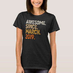 Phantastisch seit März 2019 3. Geburtstag 3 Jahre  T-Shirt