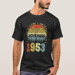 Phantastisch seit November 1953 69 Jahre alt 69. G T-Shirt