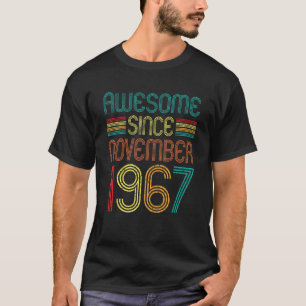 Phantastisch seit November 1967 55. Geburtstag Ret T-Shirt