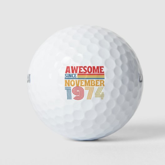Phantastisch seit November 1974 Golfball (Vorderseite)