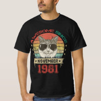 Phantastisch seit November 1981 Katze Lover