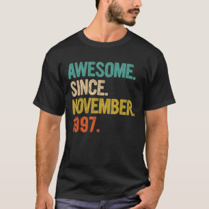 Phantastisch seit November 1997 25 Jahre alt 25 Ja T-Shirt