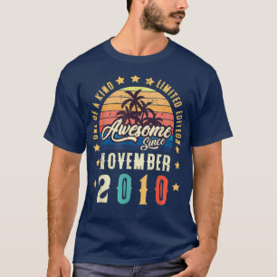 Phantastisch Seit November 2010 Vintag 12. Geburts T-Shirt