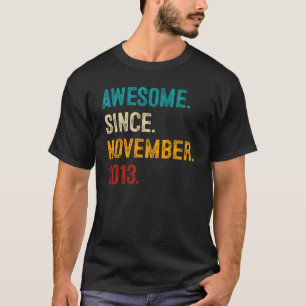 Phantastisch seit November 2013 9. Geburtstag 9 Ja T-Shirt