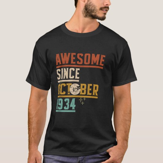 Phantastisch seit Oktober 1934 T-Shirt (Vorderseite)