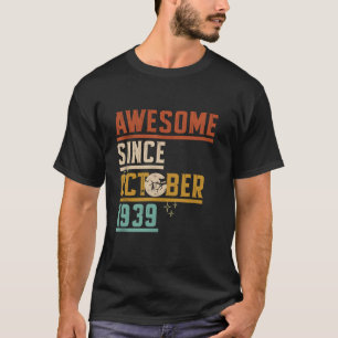 Phantastisch seit Oktober 1939 Moon Cat Bat Spooky T-Shirt