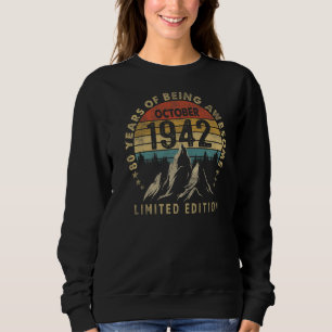 Phantastisch seit Oktober 1942 80 Jahre alt 80 Jah Sweatshirt