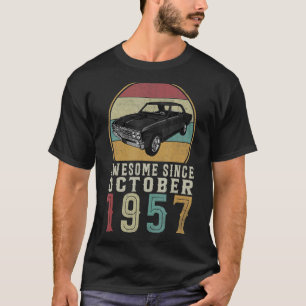 Phantastisch seit Oktober 1957 65 Jahre alt 65 Jah T-Shirt