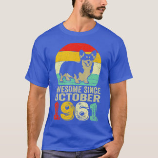 Phantastisch seit Oktober 1961 61. Geburtstagsgesc T-Shirt