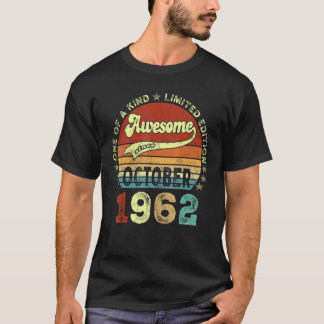 Phantastisch Seit Oktober 1962 60. Geburtstag 60 J T-Shirt