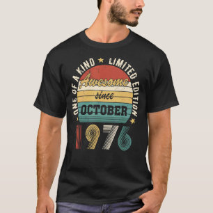 Phantastisch Seit Oktober 1976/2013 Glückwunsch zu T-Shirt