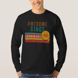 Phantastisch seit Oktober 1982 40 Jahre alt Vintag T-Shirt