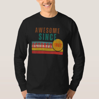 Phantastisch seit Oktober 1982 40 Jahre alt Vintag T-Shirt