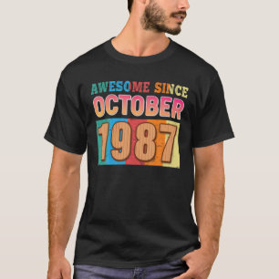 Phantastisch seit Oktober 1987 35 Jahre alt 35. Ge T-Shirt