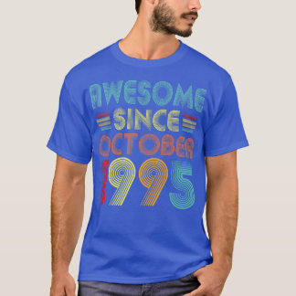 Phantastisch seit Oktober 1995 27 Jahre alt Vintag T-Shirt