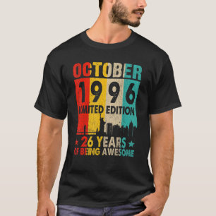 Phantastisch Seit Oktober 1996 26. Geburtstag Vint T-Shirt