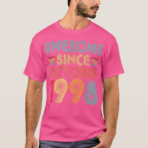 Phantastisch Seit Oktober 1998 24 Jahre alt Vintag T-Shirt