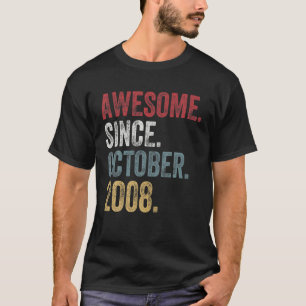 Phantastisch seit Oktober 2008 - 12. Geburtstag 12 T-Shirt
