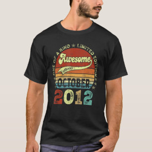 Phantastisch Seit Oktober 2012 10. Geburtstag 10 J T-Shirt