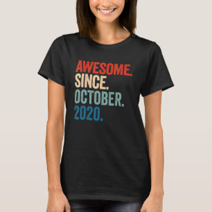 Phantastisch seit Oktober 2020 2. Geburtstag 2 Jah T-Shirt