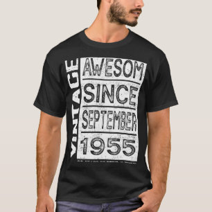 Phantastisch Seit September 1955 68. Geburtstag T-Shirt