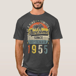 Phantastisch Seit September 1955 Vintag 67. Geburt T-Shirt