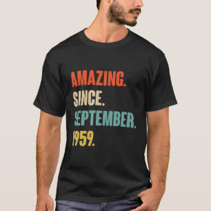 Phantastisch seit September 1959 Geburtstag - Gesc T-Shirt