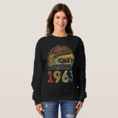 Phantastisch seit September 1963 Retro 60. Geburts Sweatshirt (Vorne ganz)